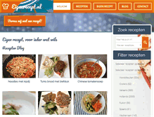 Tablet Screenshot of eigenrecept.nl